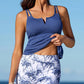🏖️Oferta Cool de vară🏝️Tummy Tankini Costum de baie două piese