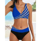 Costum de baie bikini din două piese la modă pentru femei👙