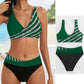 Costum de baie bikini din două piese la modă pentru femei👙