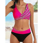 Costum de baie bikini din două piese la modă pentru femei👙