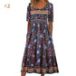 🌞 HOT SALE 49% OFF - Rochie de vară cu imprimare boemă 🌸