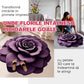 🌺 Covoraș cu model floral din pluș sau pământ de diatomee