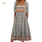 🌞 HOT SALE 49% OFF - Rochie de vară cu imprimare boemă 🌸