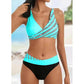 Costum de baie bikini din două piese la modă pentru femei👙