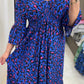 👗Rochie cu falduri cu model leopard