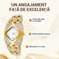 ⌚Ceas cuarț vintage cu cristale strălucitoare💎