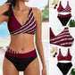 Costum de baie bikini din două piese la modă pentru femei👙