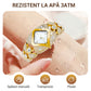⌚Ceas cuarț vintage cu cristale strălucitoare💎