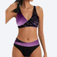 Costum de baie bikini din două piese la modă pentru femei👙