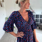 👗Rochie cu falduri cu model leopard