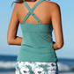🏖️Oferta Cool de vară🏝️Tummy Tankini Costum de baie două piese