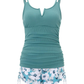🏖️Oferta Cool de vară🏝️Tummy Tankini Costum de baie două piese