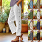👖Pantaloni cu nasturi din bumbac de culoare solidă