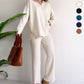 💝Set 2 piese tricotate toamnă/iarnă cu decolteu ascuțit