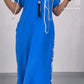 🔥 Rochie elegantă cu glugă și manșetă scurtă