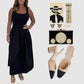 👗Rochii casual fără mâneci de culoare solidă pentru femei