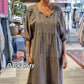 💞Rochie stratificată cu decolteu în V de culoare solidă
