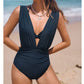 🩱Culoare solidă Lace Up Costum de baie două piese