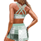 🌞👙Set costum de baie două piese imprimat pentru femei🏝️