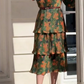 💃Rochie tipărită elegantă pentru femei care curge cu guler V