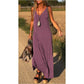 💖Femei V-Neck Maxi Casual Rochii