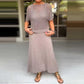 👗Rochie tricotată din două piese pentru femei
