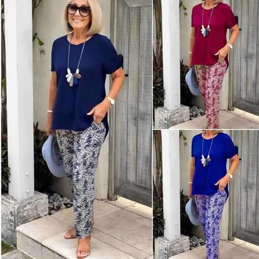 🌺Set 2 piese confort casual de vară