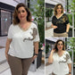 ✨Fashion Casual V-Neck imprimate Top