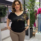 ✨Fashion Casual V-Neck imprimate Top