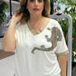 ✨Fashion Casual V-Neck imprimate Top