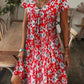 🌺Rochie maxi elegantă cu imprimeu floral și decolteu în V