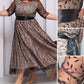 👗Plus Dimensiune dublu strat rochie elegantă