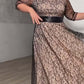 👗Plus Dimensiune dublu strat rochie elegantă