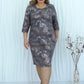 💝Rochie elegantă plus size cu imprimeu floral