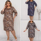 💝Rochie elegantă plus size cu imprimeu floral