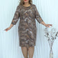 💝Rochie elegantă plus size cu imprimeu floral