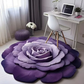 🌺 Covoraș cu model floral din pluș sau pământ de diatomee