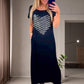 🌸 Side Slit rochii lungi tricou