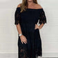 💃Rochie elegantă de dantelă patchwork fără bretele