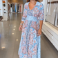 💝Rochie lungă elegantă cu cordon floral pentru femei