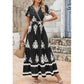 👗 Rochie Maxi Boho Casual V-Neck pentru femei