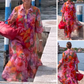 💃Rochie elegantă imprimată din sifon