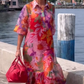 💃Rochie elegantă imprimată din sifon