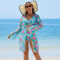 🏖️Costume de baie imprimate în mai multe culori pentru femei, set de 3 piese