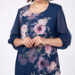 🌺Rochie elegantă din șifon imprimat cu gât rotund