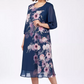 🌺Rochie elegantă din șifon imprimat cu gât rotund