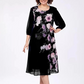 🌺Rochie elegantă din șifon imprimat cu gât rotund
