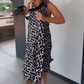 💝Rochie imprimată fără mâneci, cu decolteu în V