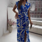 ✨ Rochie fără mâneci cu croială imprimată