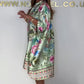 🌺V-Neck buton în jos vrac rochie florale